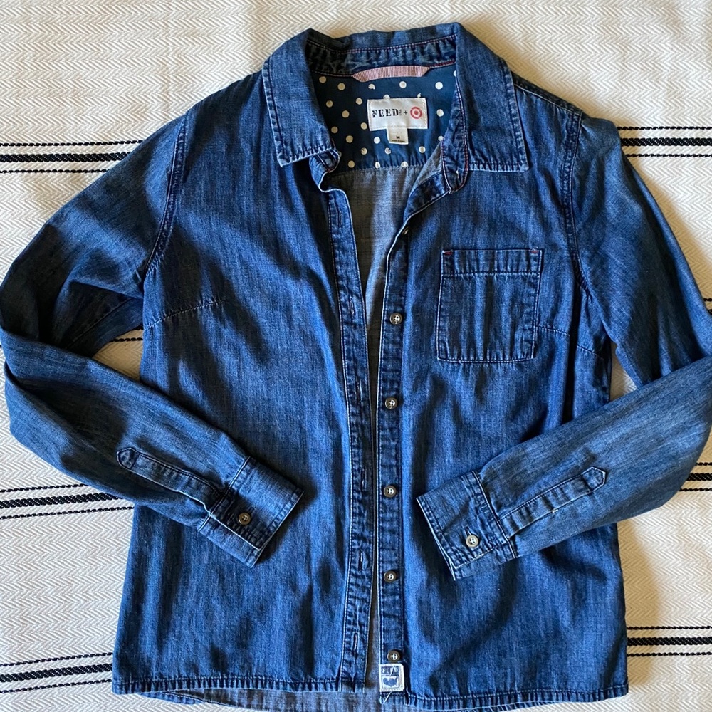 Chambray button down